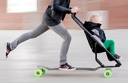 Longboard Baby Stroller