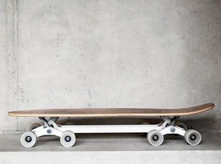 Eight Wheeled Skateboard