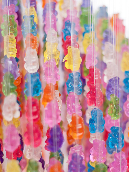 Chandelier Made of Gummy Bears