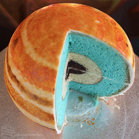 Planet Jupiter Cake