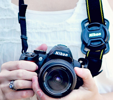 Lens Cap Camera Strap Holder