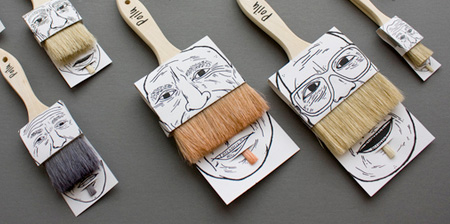 Creative Paintbrush Packaging