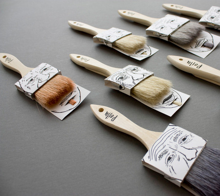 Mustache Paintbrushes