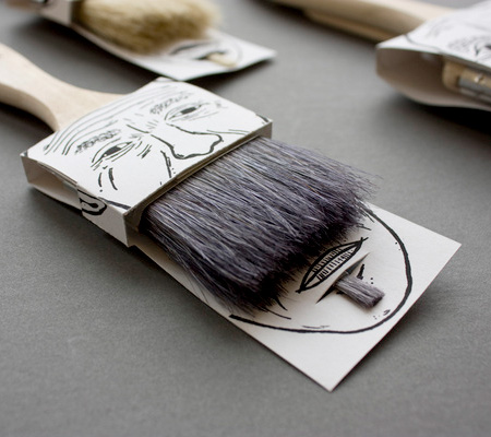 Mustache Paintbrush