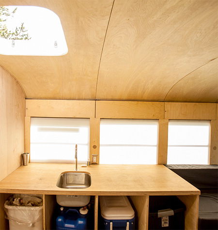 School Bus Converted into Mobile Home