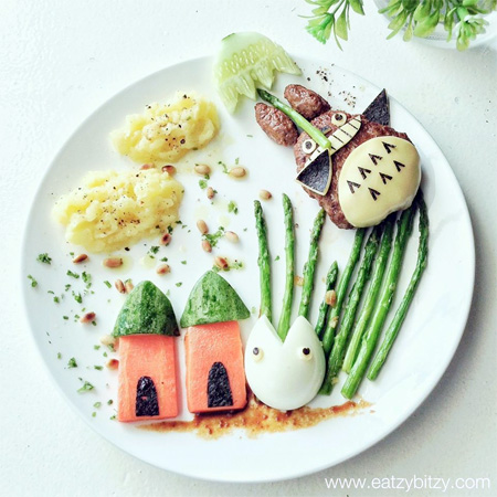 Totoro Food Art