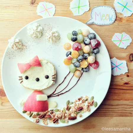 Hello Kitty Food Art