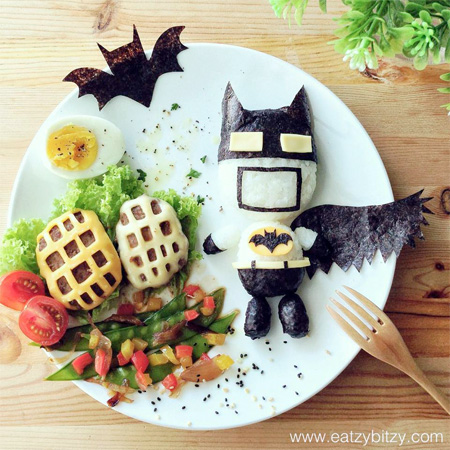 Batman Food Art