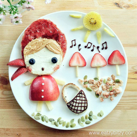 Little Red Riding Hood Food Art