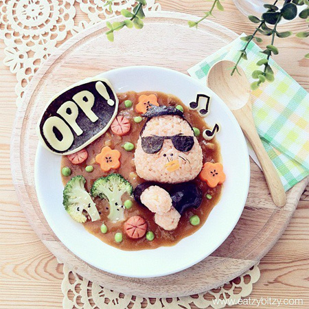 Gangnam Style Food Art