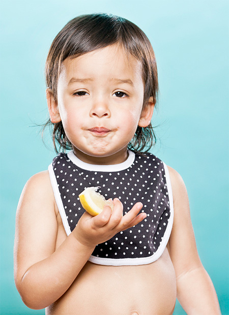 Babies Eat Lemon