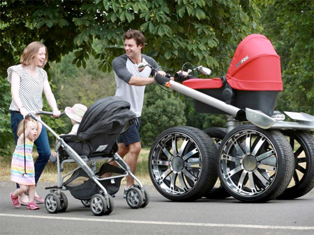 Monster Truck Baby Stroller