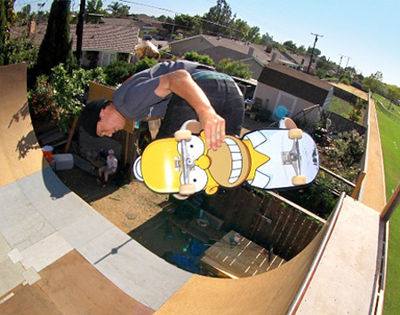 Homer Simpson Skateboard