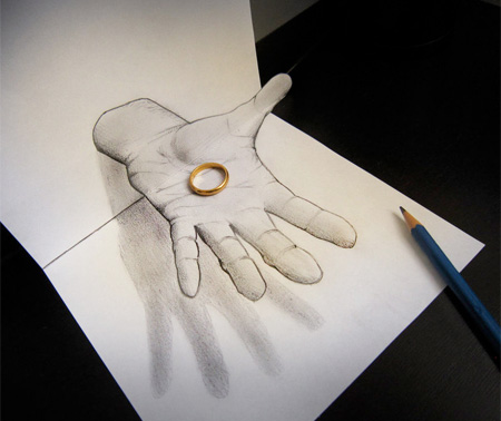 Anamorphic Drawings