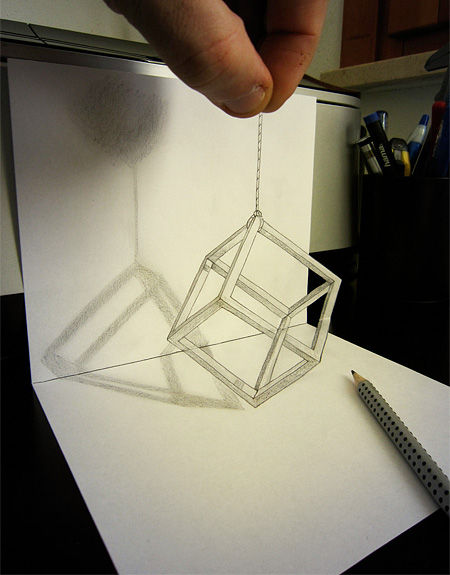 Anamorphic Drawing