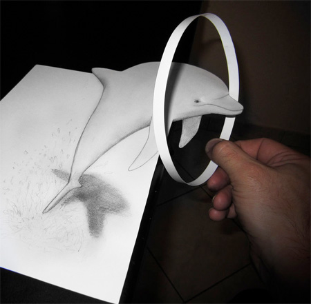 Anamorphic Drawing by Alessandro Diddi