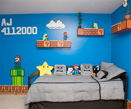 Super Mario Inspired Bedroom