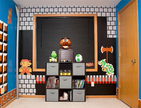 Mario Themed Bedroom
