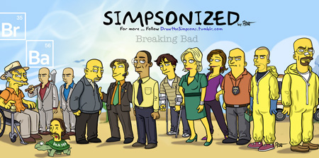 Simpsonized Breaking Bad