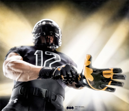 Batman Football Gloves