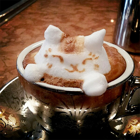 Coffee Sculptures by Kazuki Yamamoto