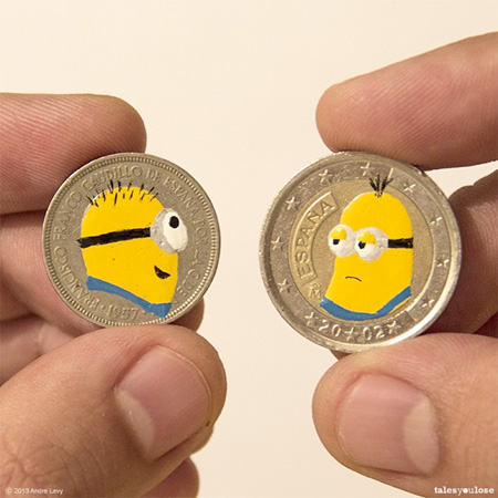 Coin Art by Andre Levy