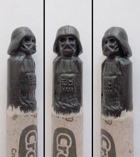Star Wars Crayon Carvings
