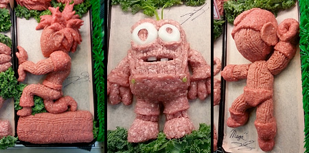 Ground Meat Sculptures