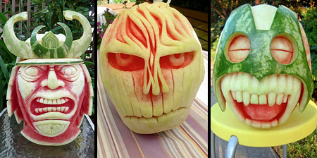 Watermelon Carvings