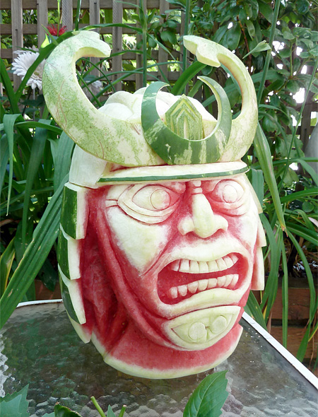 Carved Watermelons