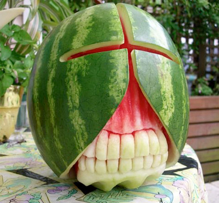 Watermelon Sculptures