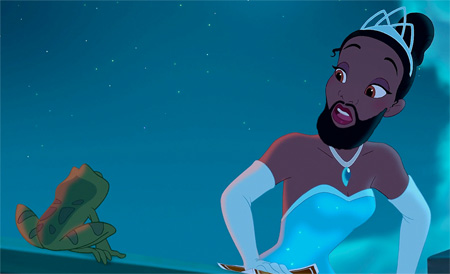 Bearded Disney Princess