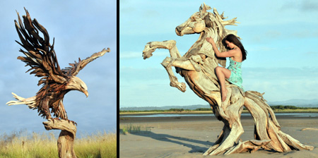 Driftwood Sculptures