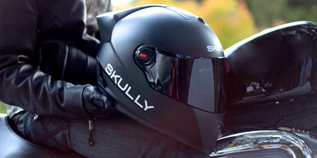 Helmet with Rearview Camera