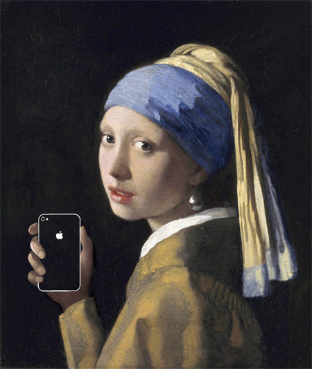 Apple Products in Classic Paintings