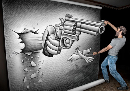 Drawing by Ben Heine