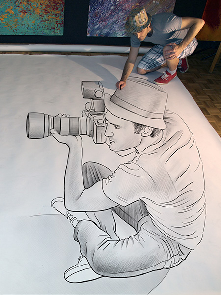 Ben Heine 3D Drawing