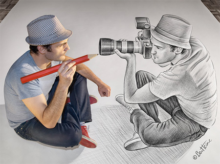 Ben Heine Drawings