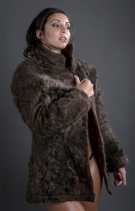 Male Chest Hair Coat