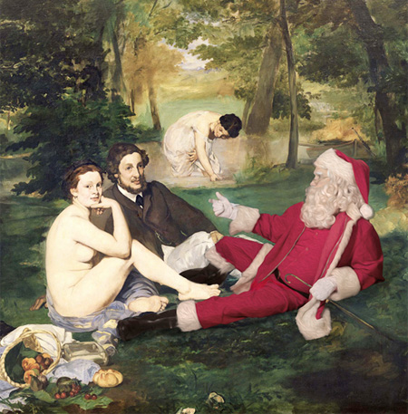 Santa Claus in Paintings
