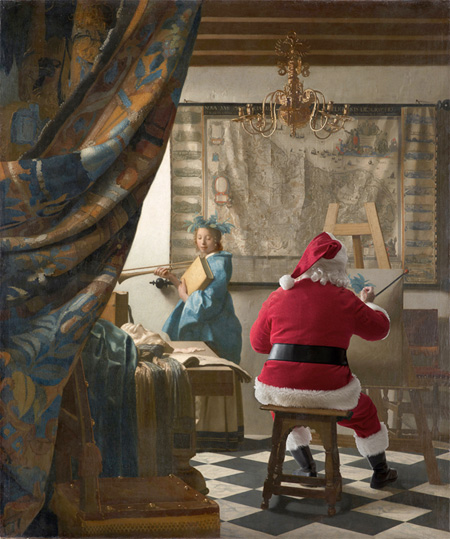 Santa Claus Painting