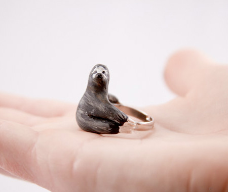 Finger Sloth Ring