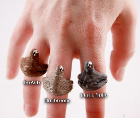 Finger Sloth Rings