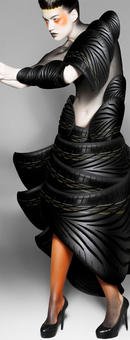 Dresses Made of Tires