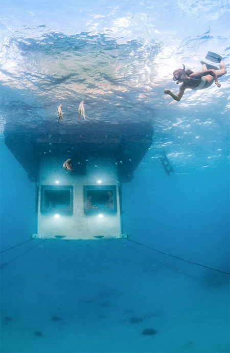 Underwater Hotel Room