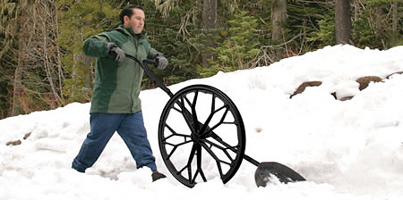 Wheeled Snow Shovel