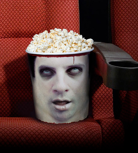 Zombie Head Popcorn