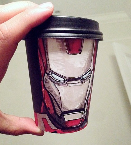 Coffee Cup Art by Miguel Cardona