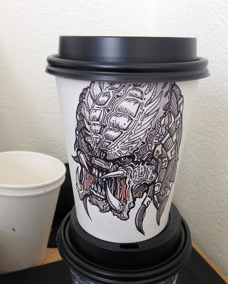 Drawing on Coffee Cups