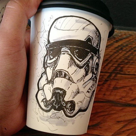 Amazing Coffee Cup Art